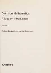 Tapa de Decision mathematics