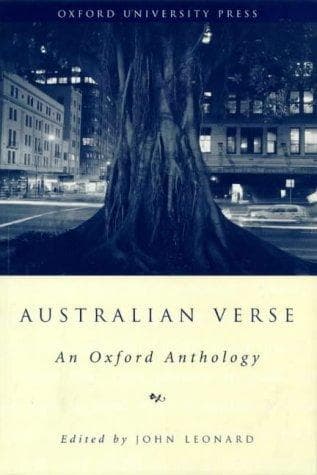 Tapa de Australian verse