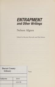 Tapa de Entrapment and other writings