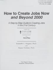 Tapa de How to create jobs now and beyond 2000