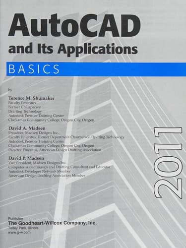 Tapa de AutoCAD and its applications