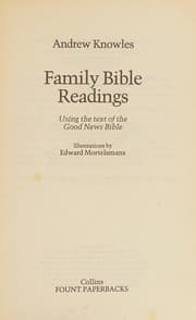 Tapa de Family Bible readings