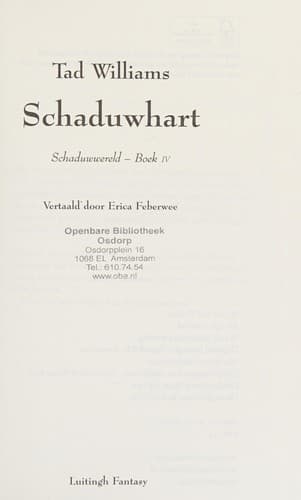Tapa de Schaduwhart