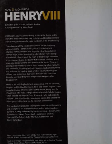 Tapa de Henry VIII: Man and Monarch