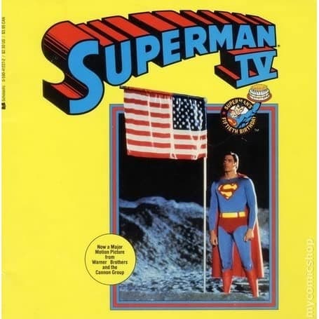 Tapa de Superman IV