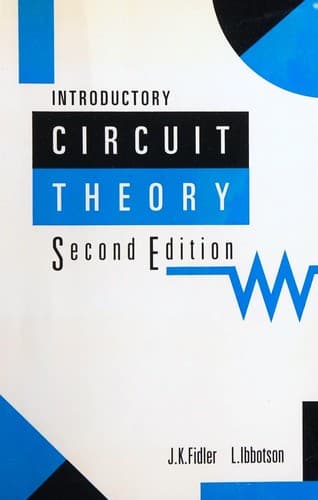Tapa de Introductory circuit theory