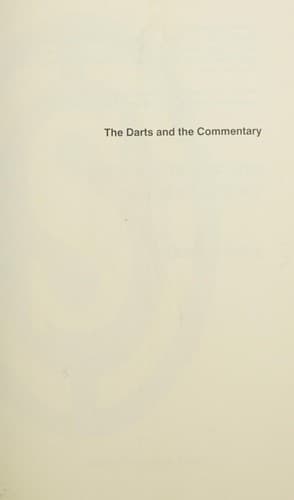 Tapa de The Darts and the Commentary