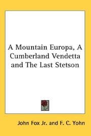 Tapa de A Mountain Europa, A Cumberland Vendetta and The Last Stetson