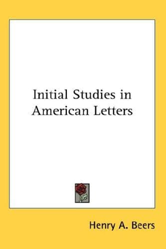 Tapa de Initial Studies in American Letters