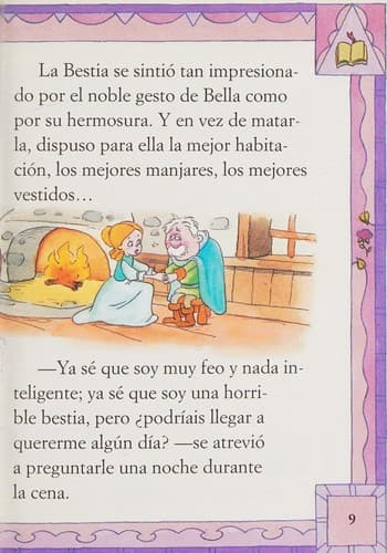 Tapa de La bella y la bestia