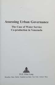 Tapa de Assessing Urban Governance