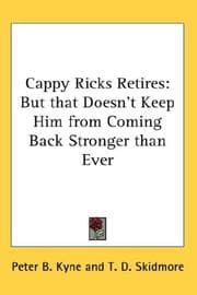 Tapa de Cappy Ricks Retires