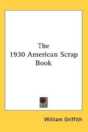 Tapa de The 1930 American Scrap Book