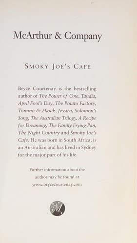 Tapa de Smoky Joe's Cafe