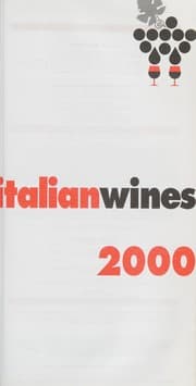 Tapa de Slow Food Guide to Italian Wines 2000