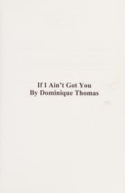 Tapa de If I ain't got you