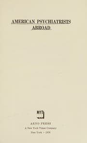 Tapa de American psychiatrists abroad