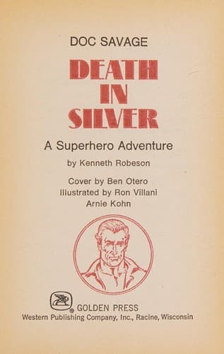 Tapa de Death in silver