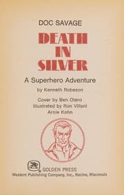 Tapa de Death in silver