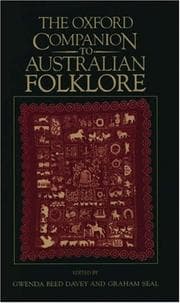 Tapa de The Oxford companion to Australian folklore