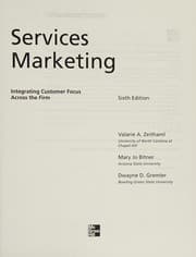Tapa de Services marketing