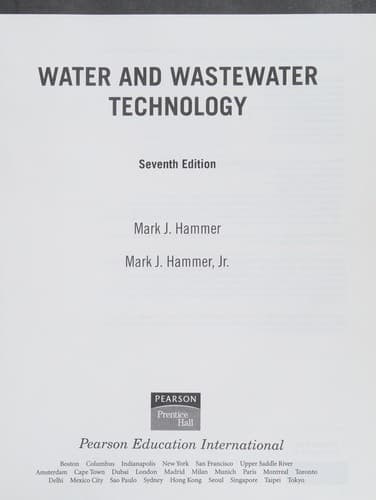 Tapa de Water and wastewater technology