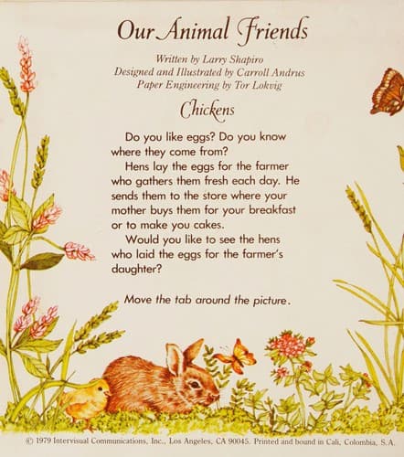 Tapa de Our animal friends