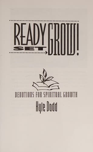 Tapa de Ready, Set, Grow! (Devotions for Teens)