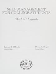 Tapa de Self-management for college students