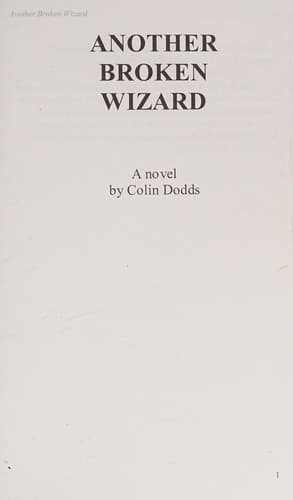 Tapa de Another broken wizard