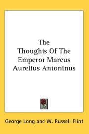 Tapa de The Thoughts Of The Emperor Marcus Aurelius Antoninus