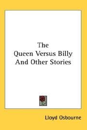 Tapa de The Queen Versus Billy and Other Stories