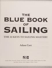 Tapa de The blue book of sailing