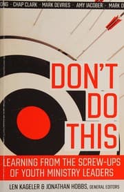 Tapa de Don't do this