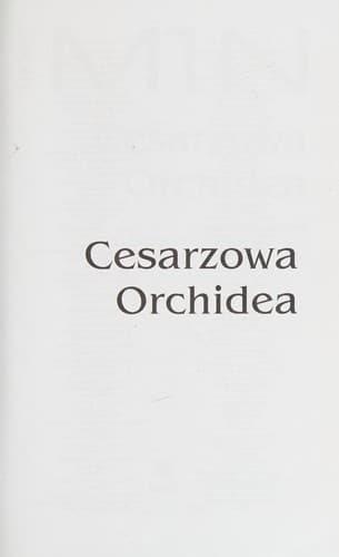 Tapa de Cesarzowa orchidea