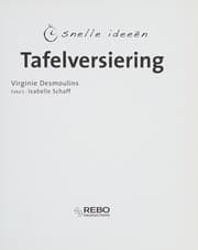 Tapa de Tafelversiering
