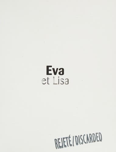 Tapa de Eva et Lisa