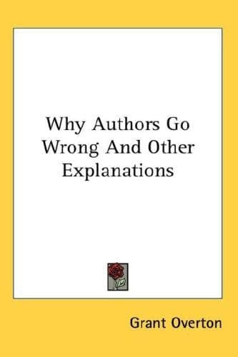 Tapa de Why Authors Go Wrong And Other Explanations