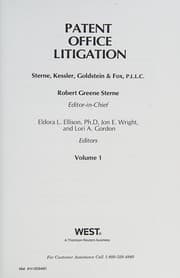Tapa de Patent Office litigation
