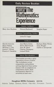 Tapa de The mathematics experience