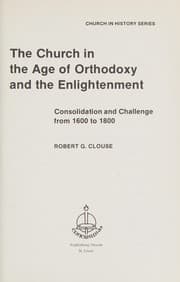 Tapa de The church in the age of Orthodoxy and the Enlightenment