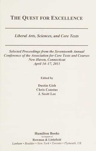 Tapa de Quest for Excellence