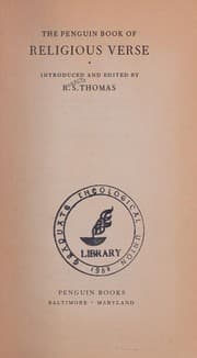 Tapa de The Penguin book of religious verse