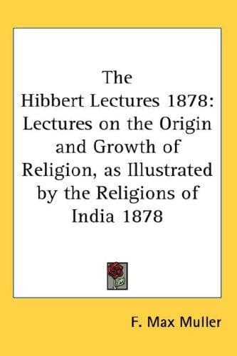 Tapa de The Hibbert Lectures 1878