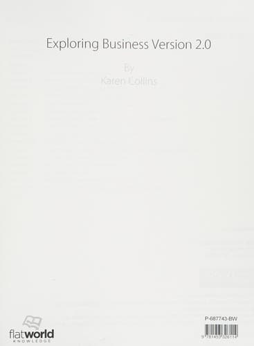 Tapa de Exploring business