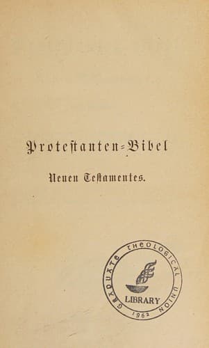 Tapa de Protestanten-Bibel