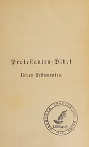 Tapa de Protestanten-Bibel