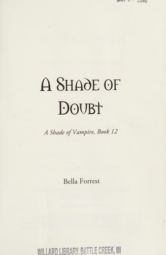 Tapa de A shade of doubt