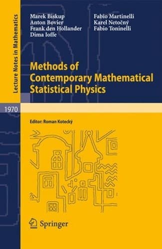 Tapa de Methods of contemporary mathematical statistical physics