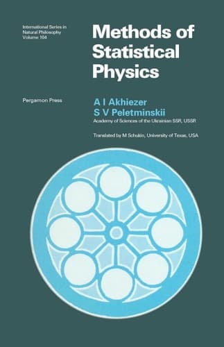 Tapa de Methods of statistical physics